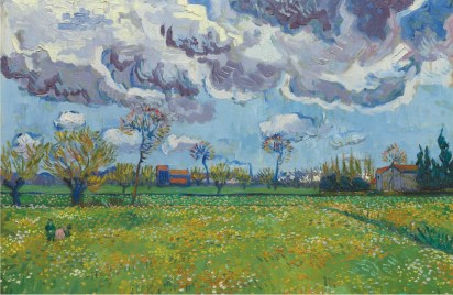 34LandscapeUnderaStormySky van Gogh